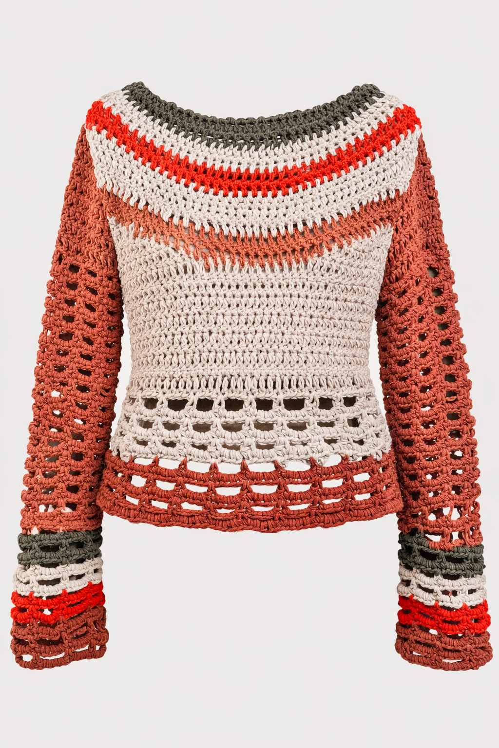 Pull Trussardi en cuir tressé vintage authentique
