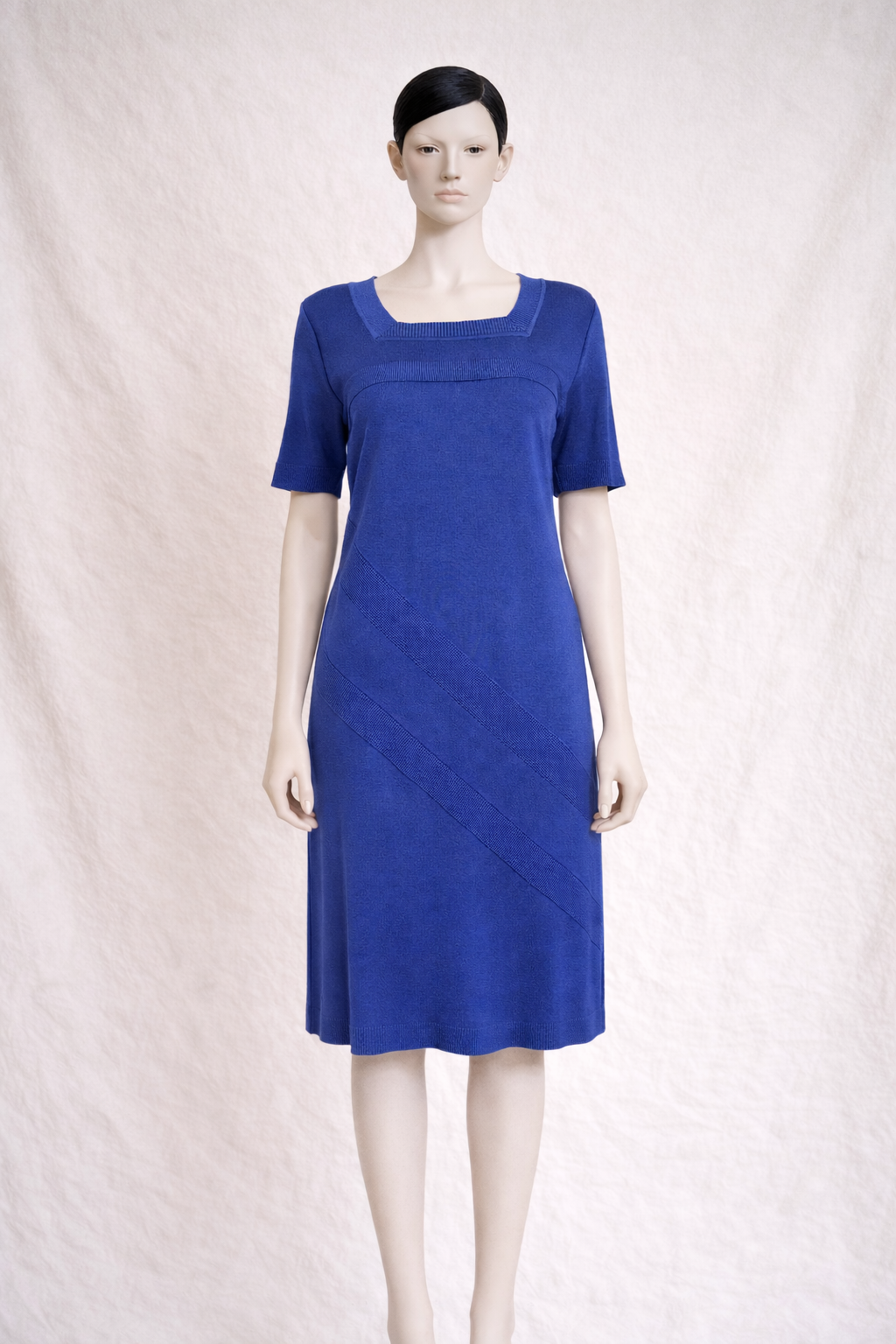 Robe Yves Saint Laurent  couleur bleu cobalt vintage authentique