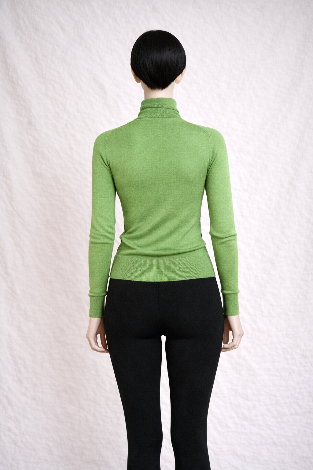 Pull col roulé authentique Etro Milano en soie et laine mérinos