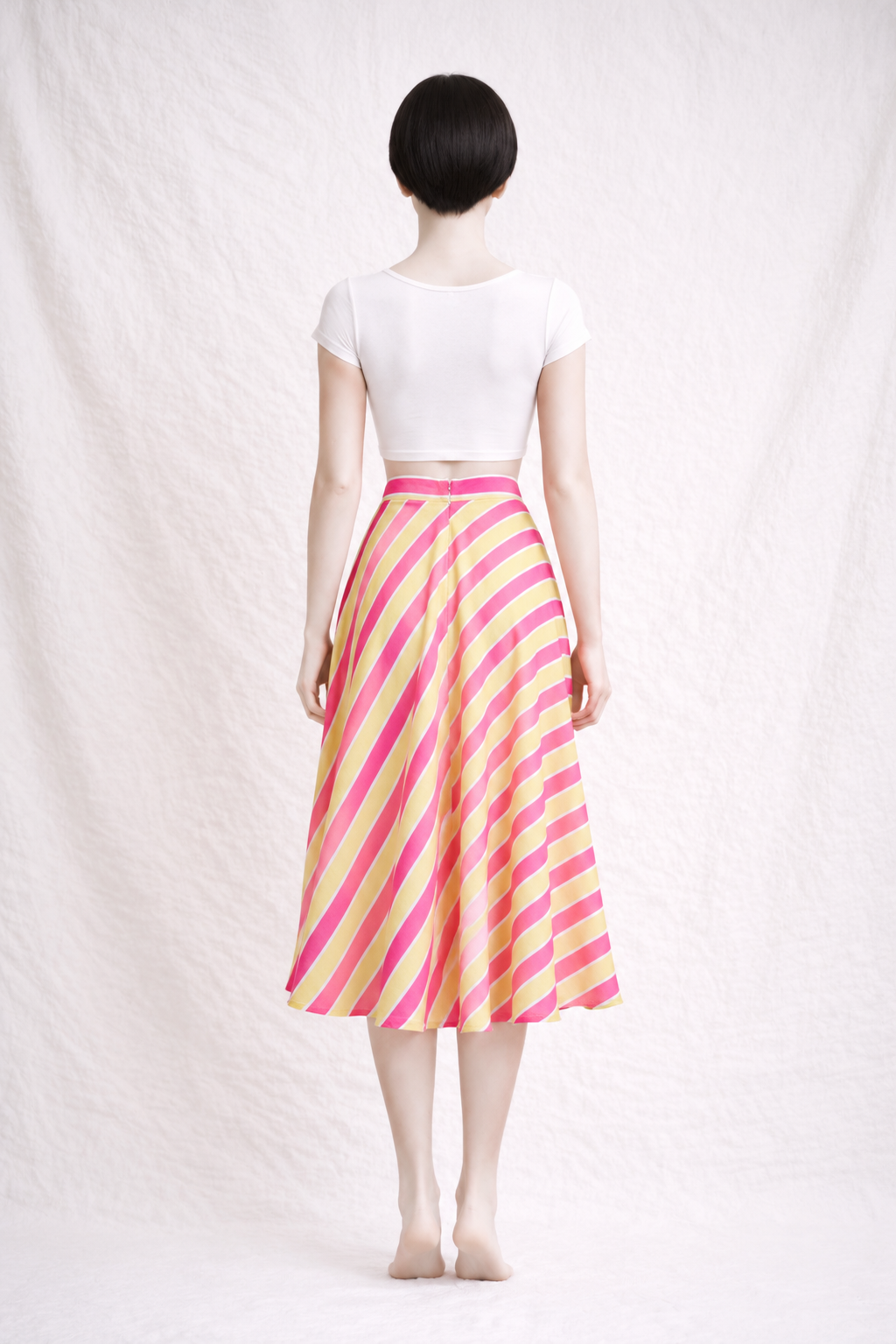 Jupe en coton léger Cacharel vintage