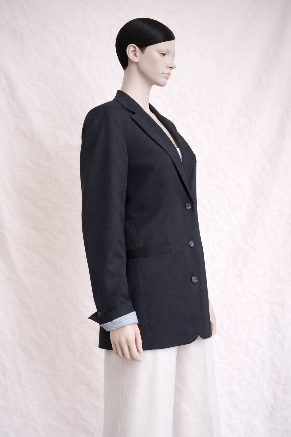 Blazer long bleu marine Chloé Stora neuf