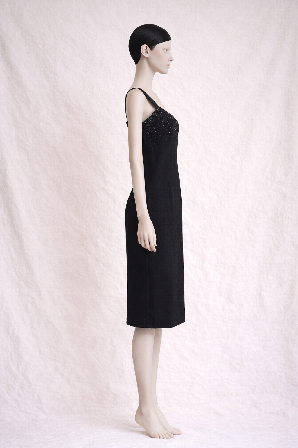 Robe de soirée noire Lanvin Paris vintage authentique