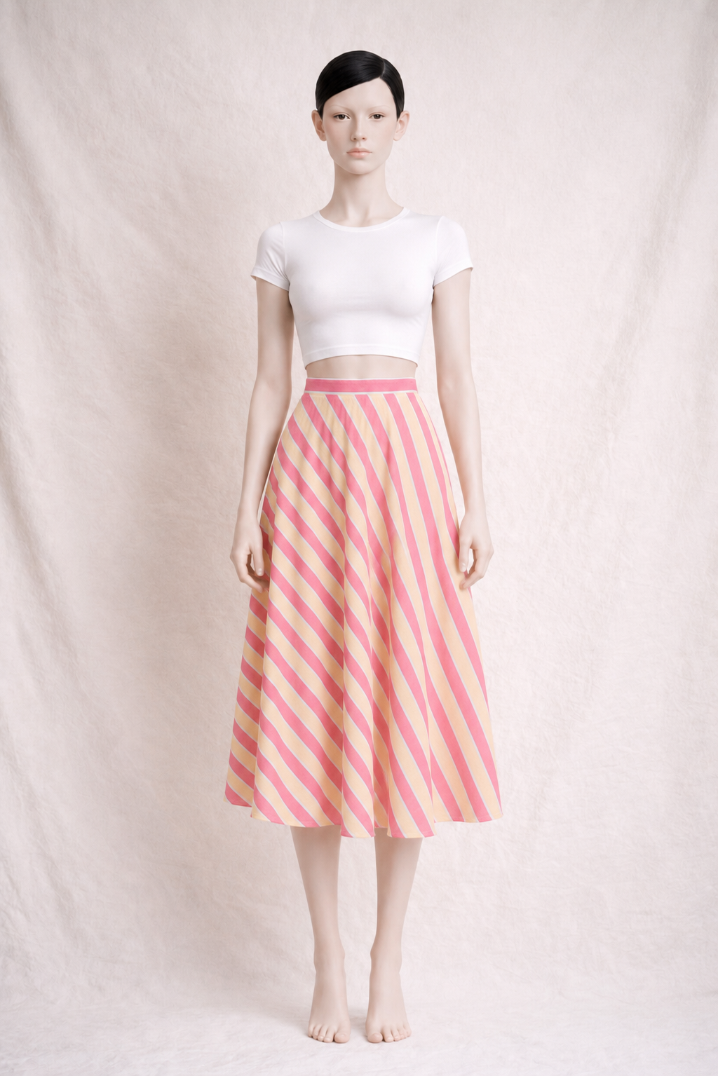 Jupe en coton léger Cacharel vintage