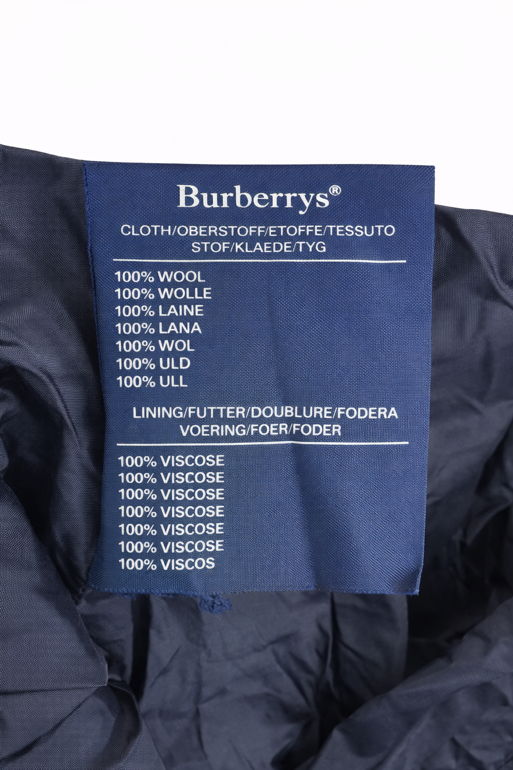 Jupe plissée en laine Burberry vintage authentique