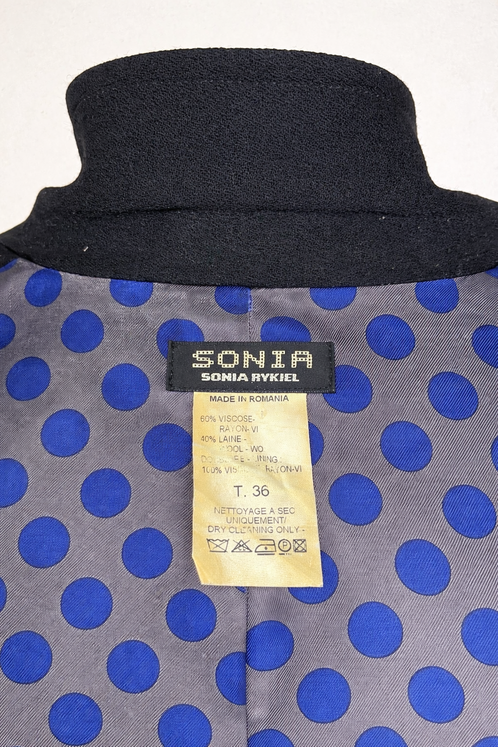 Blazer SONIA by Sonia Rykiel vintage ceinturée