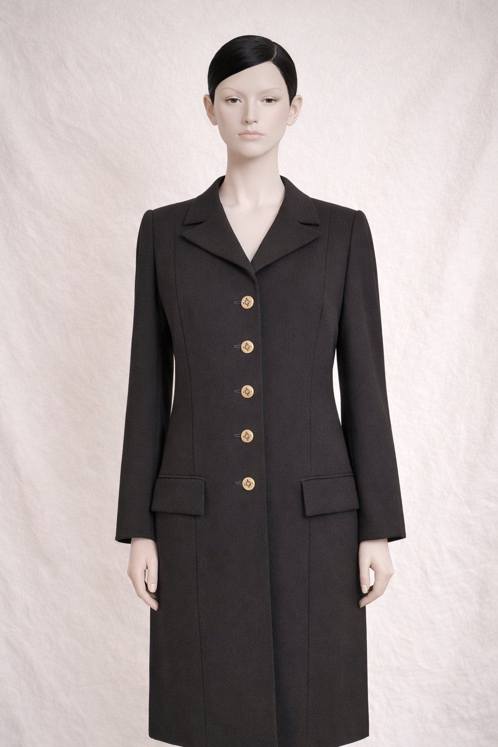 Manteau - robe en laine Givenchy – Sélection vintage authentique
