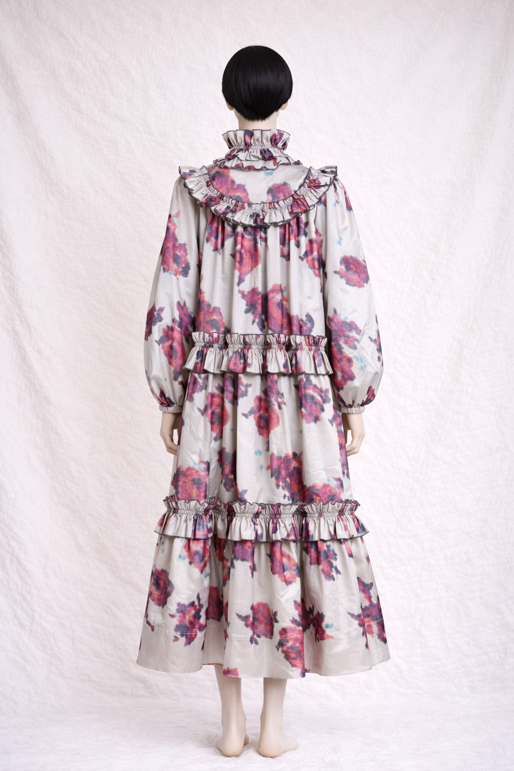 Robe en soie imprimé floral Marc Jacobs Runway