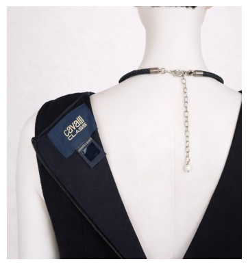 Robe noir avec zip doré Roberto Cavalli