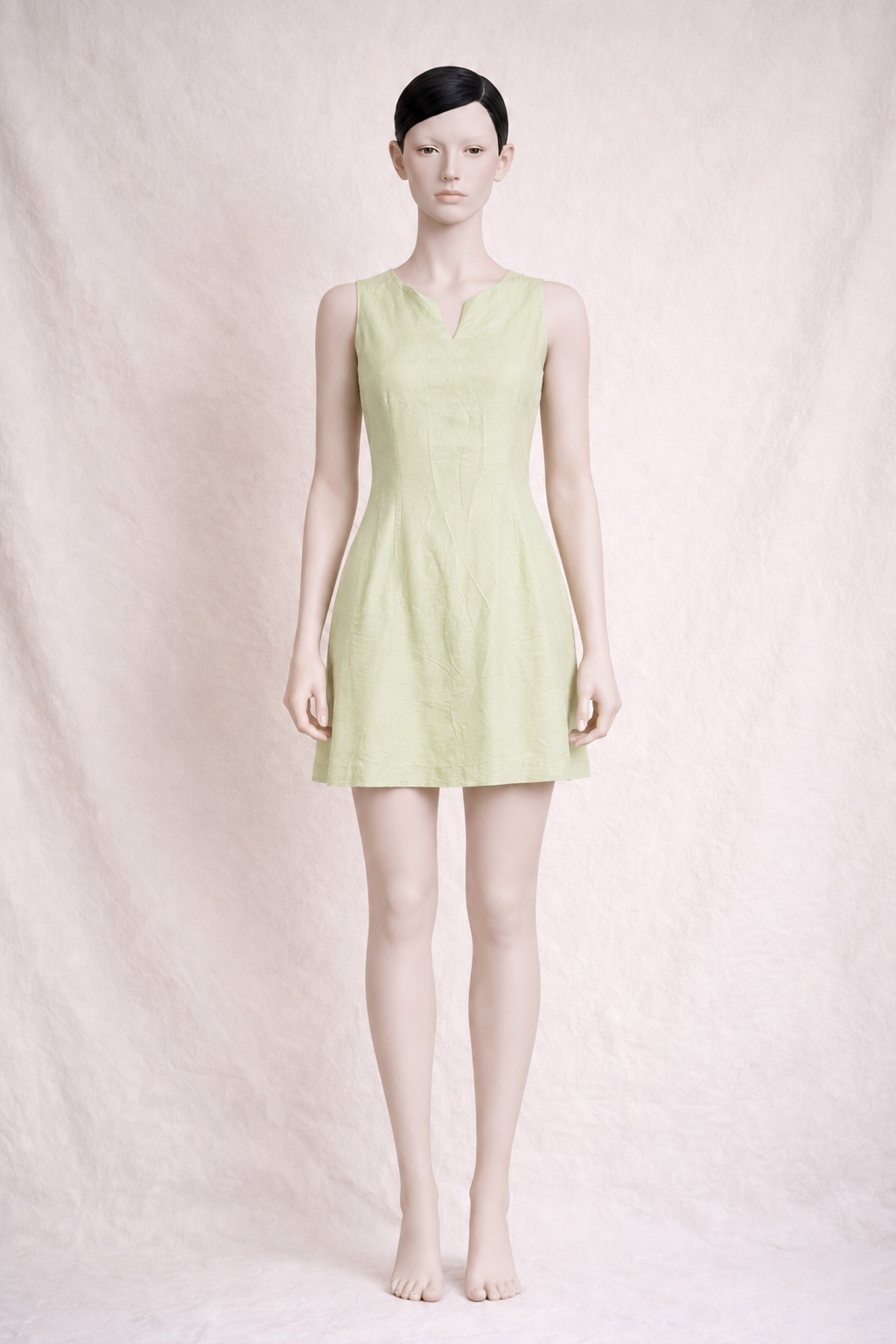 Robe en soie sauvage pistache Burberrys of London vintage authentique