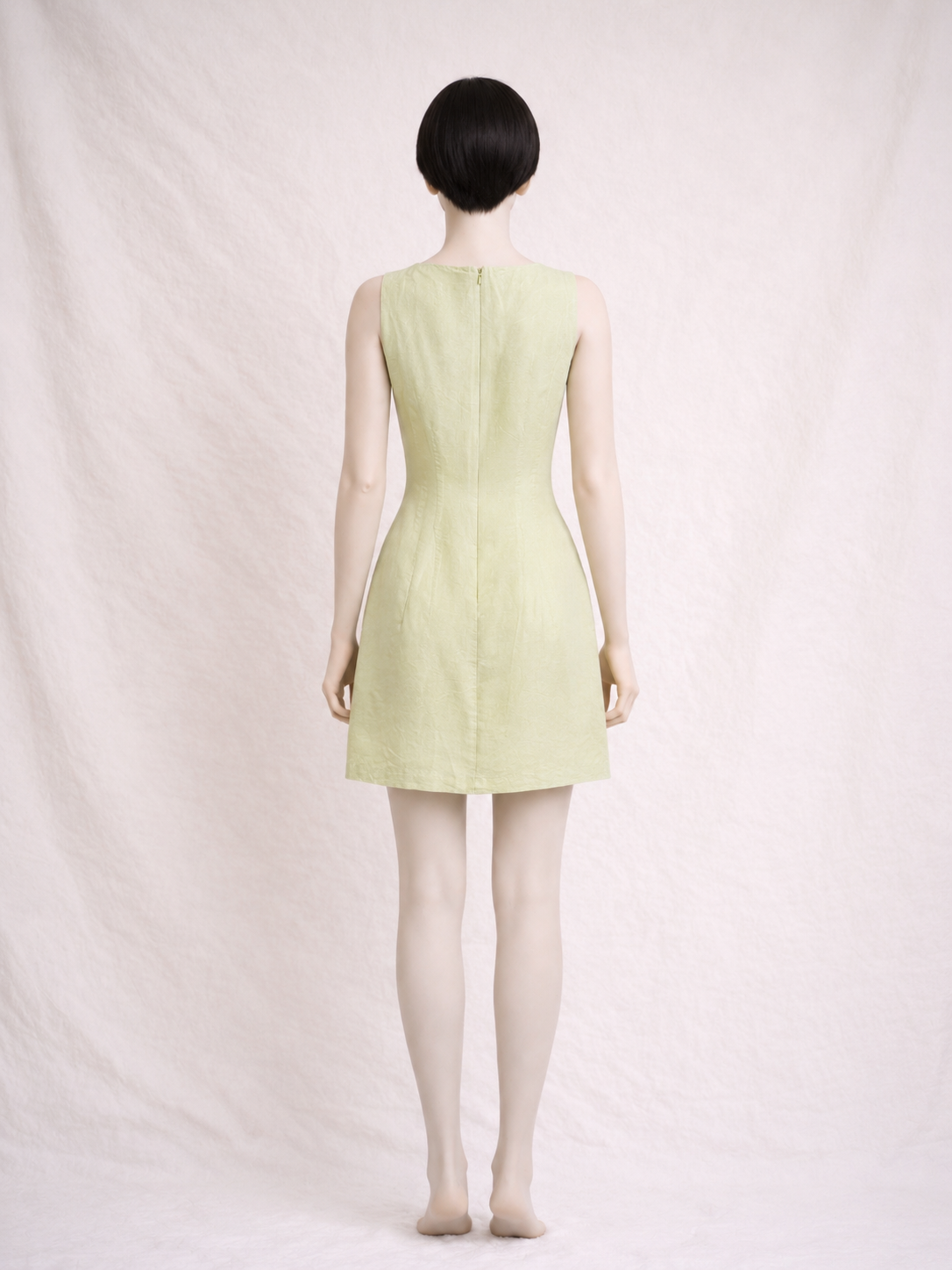 Robe en soie sauvage pistache Burberrys of London vintage authentique