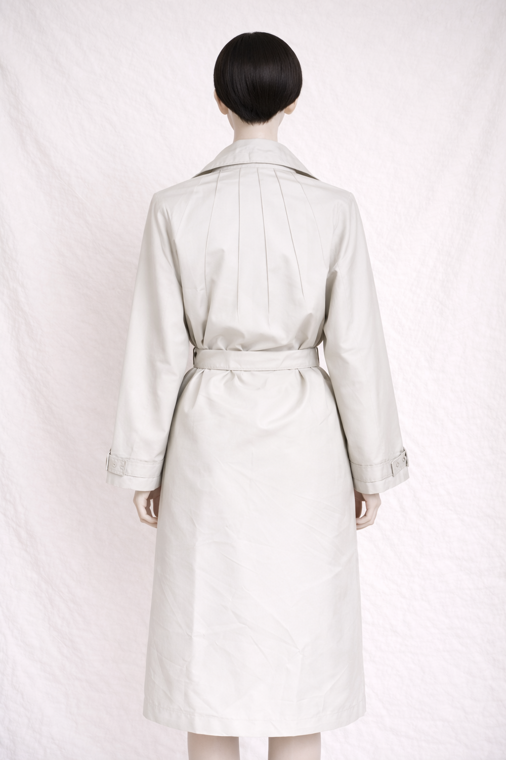 Trench Nina Ricci vintage authentique beige clair