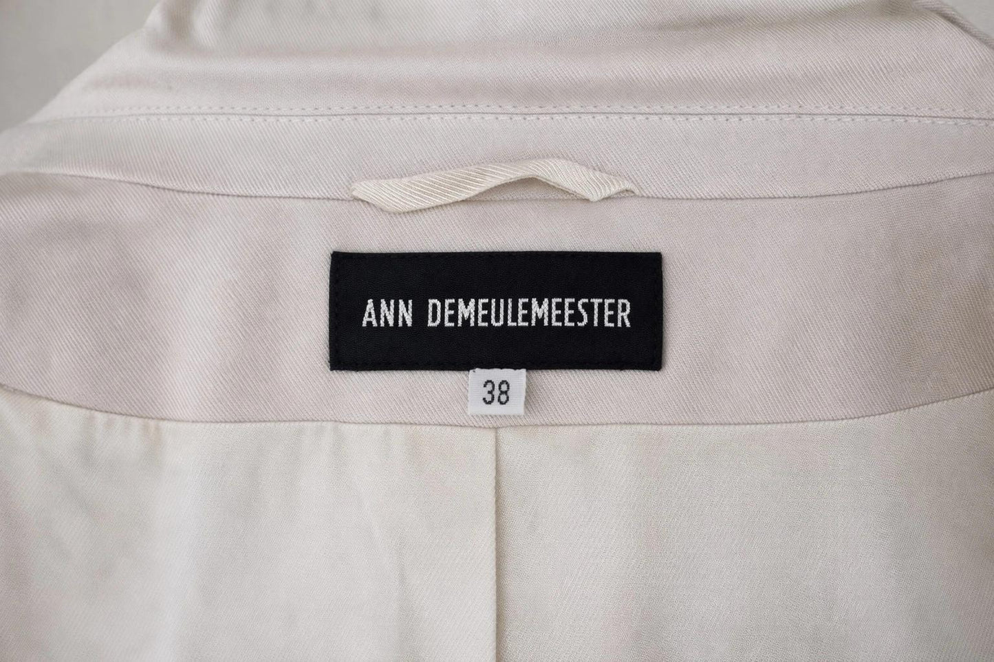 Manteau tailleur authentique Ann Demeulemeester en laine
