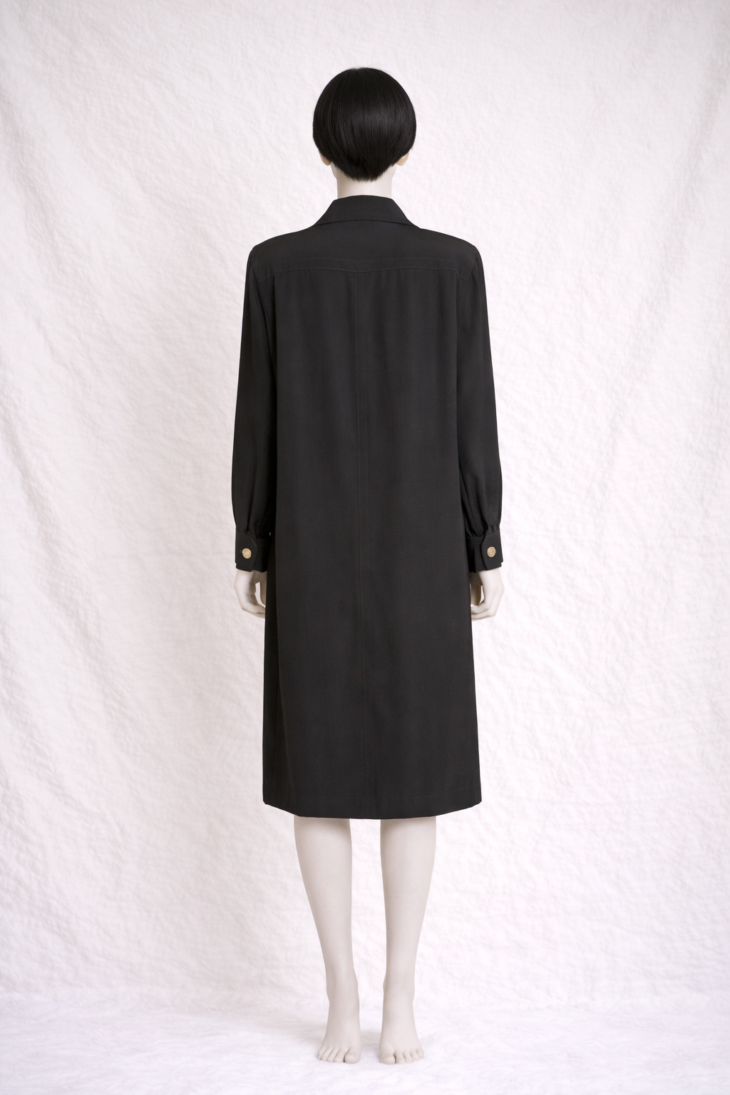 Robe noire Givenchy Paris vintage authentique