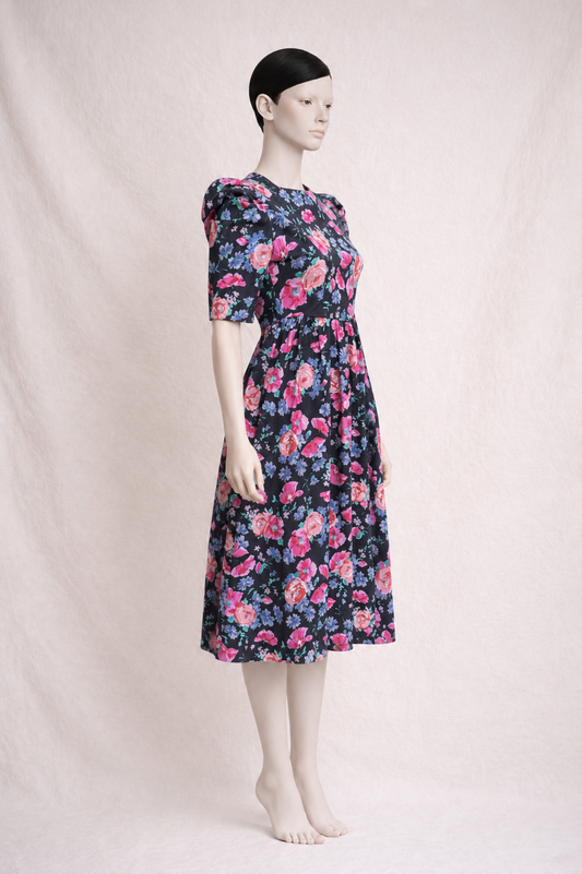 Robe d'été romantique Laura Ashley vintage