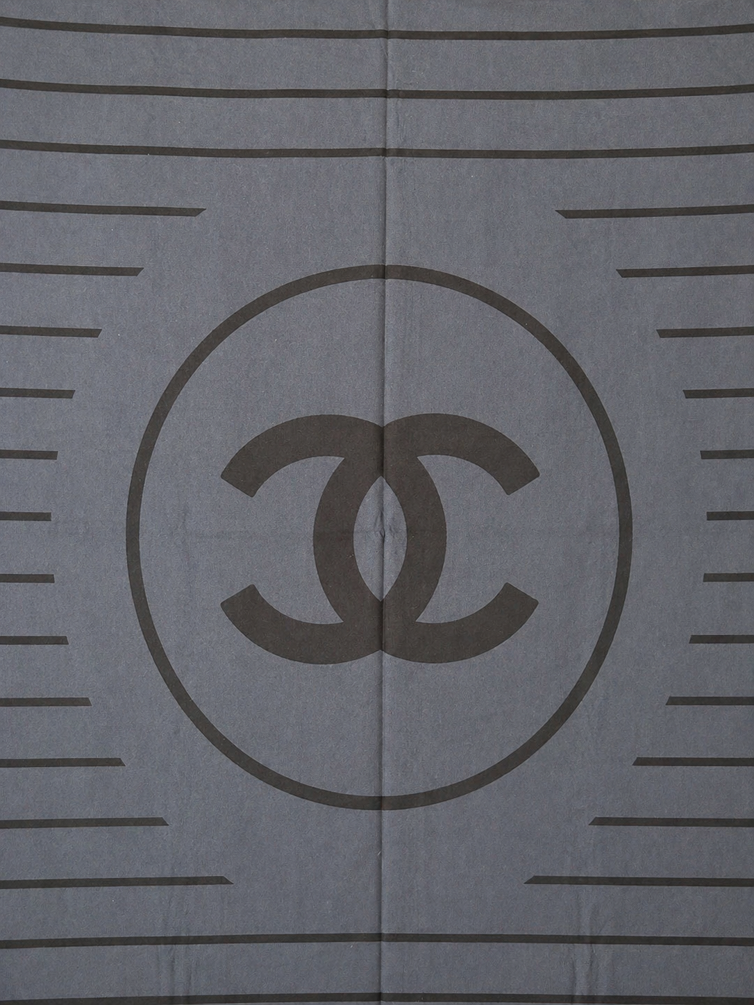 Grand paréo accessoires de plage Chanel vintage en coton