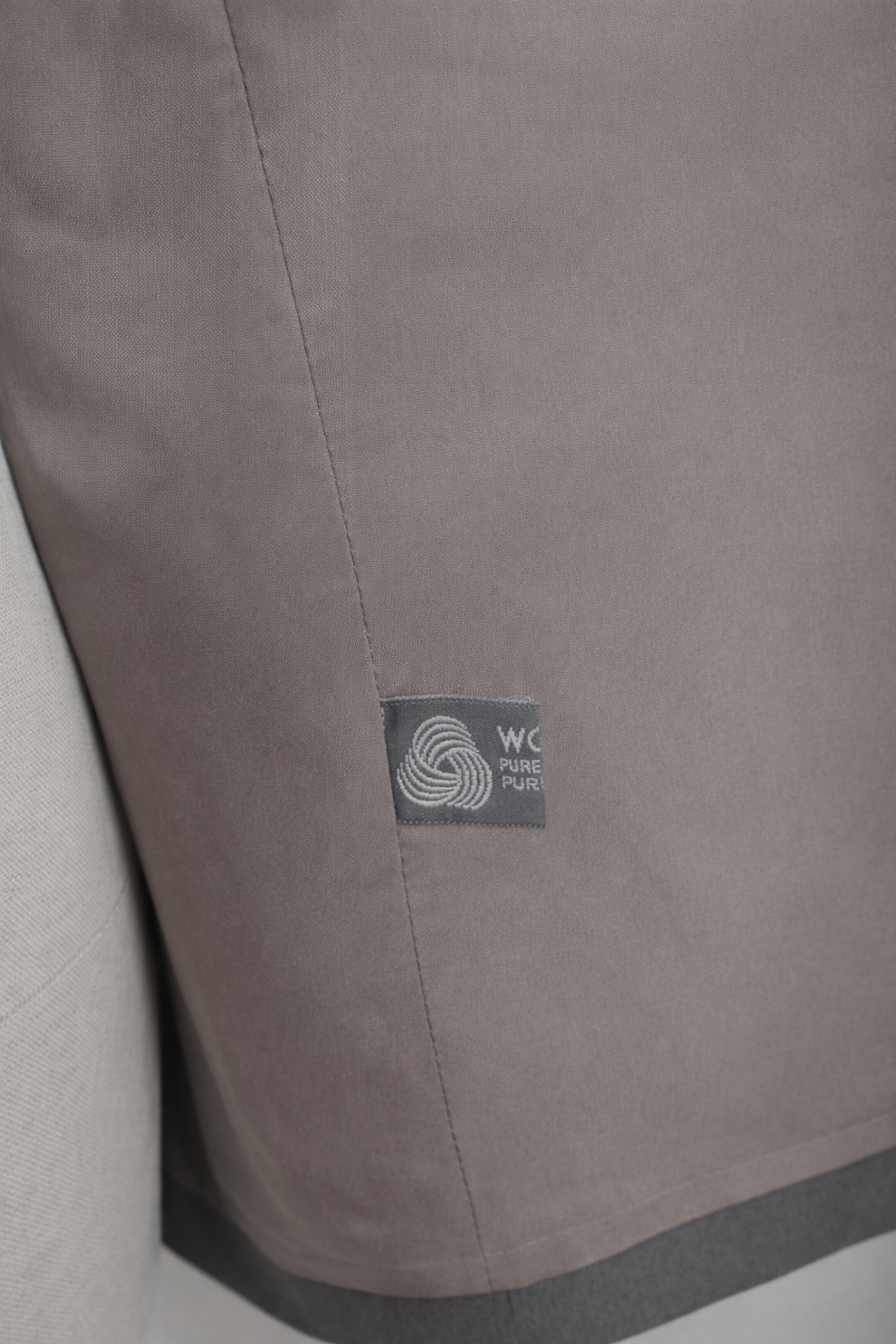 Blazer authentique Yves Saint Laurent Variation en laine vierge kaki brun plus size