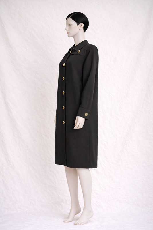 Authentic vintage black dress Givenchy Paris
