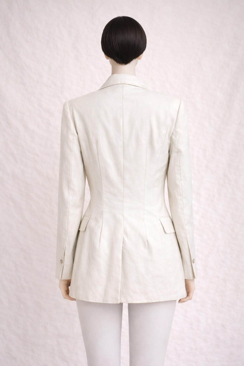 Blazer d'été long en coton Nina Ricci vintage