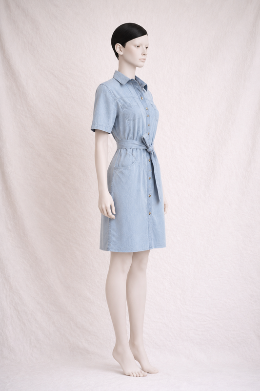 Light blue denim dress authentic Burberry vintage