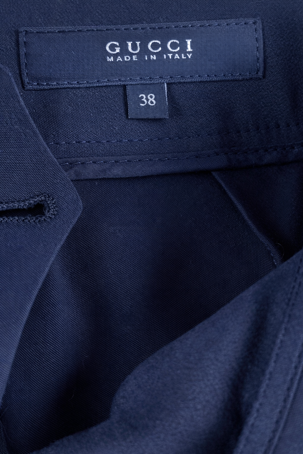 Gucci pantalon bleu marine authentique
