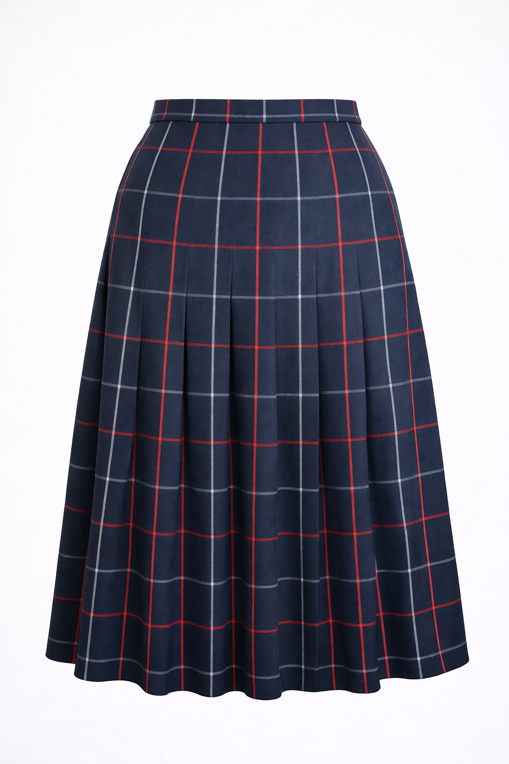 Jupe plissée en laine Burberry vintage authentique