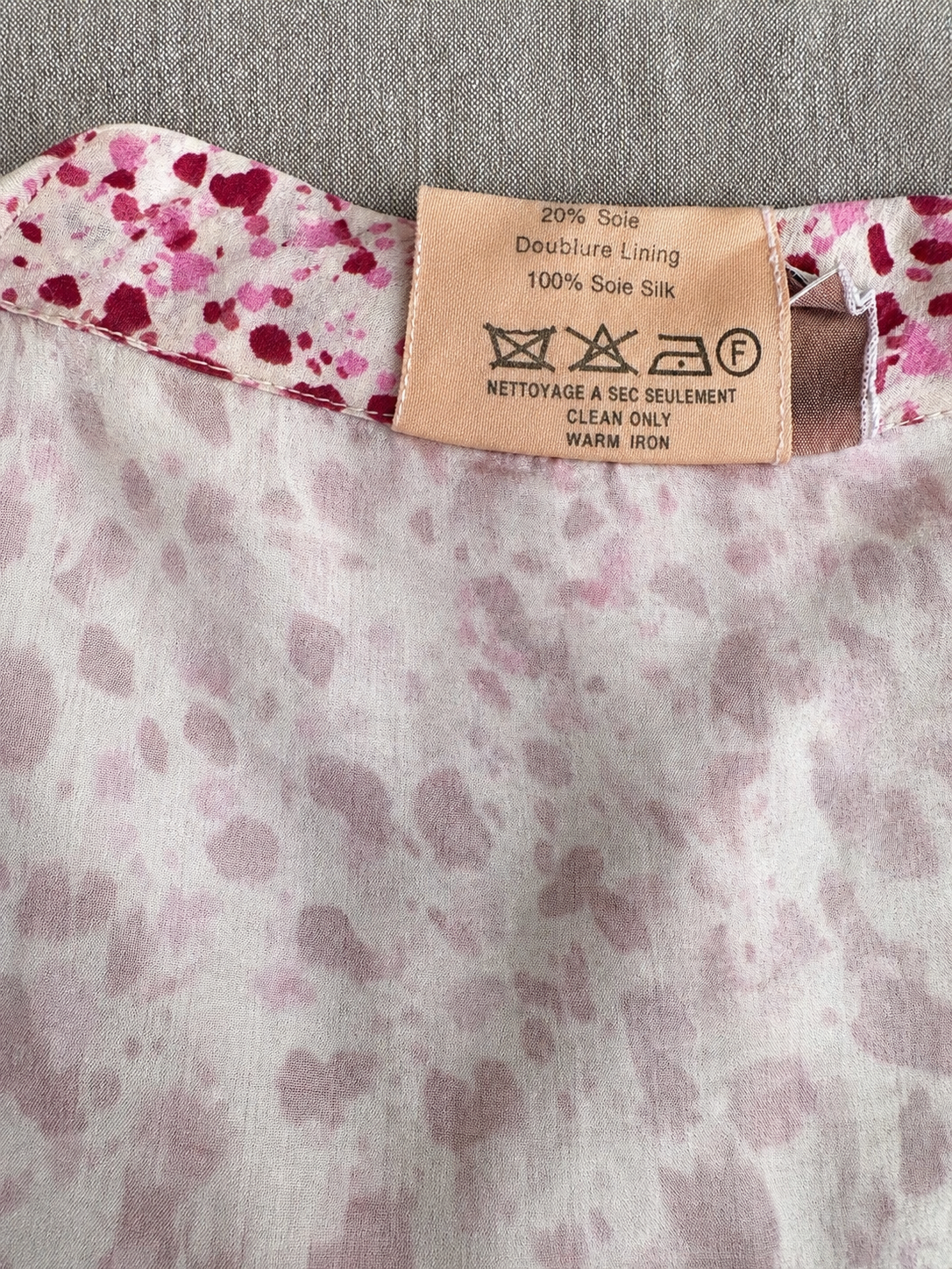 Robe d'été en soie Courrèges Paris vintage authentique