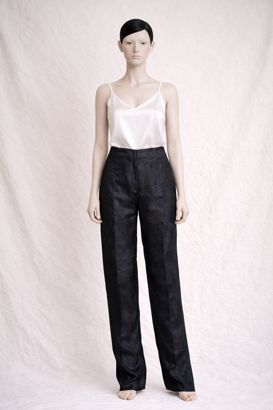 GF Ferré Donna Pantalon noir scintillant neuf avec étiquette