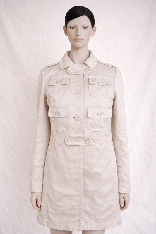 Trench en coton nude Marc Jacobs y2k