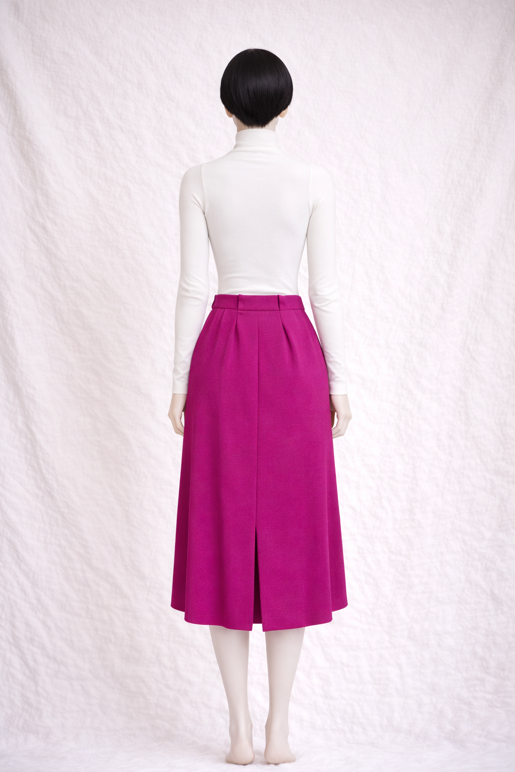 Jupe midi en laine Christian Dior vintage authentique circa 70