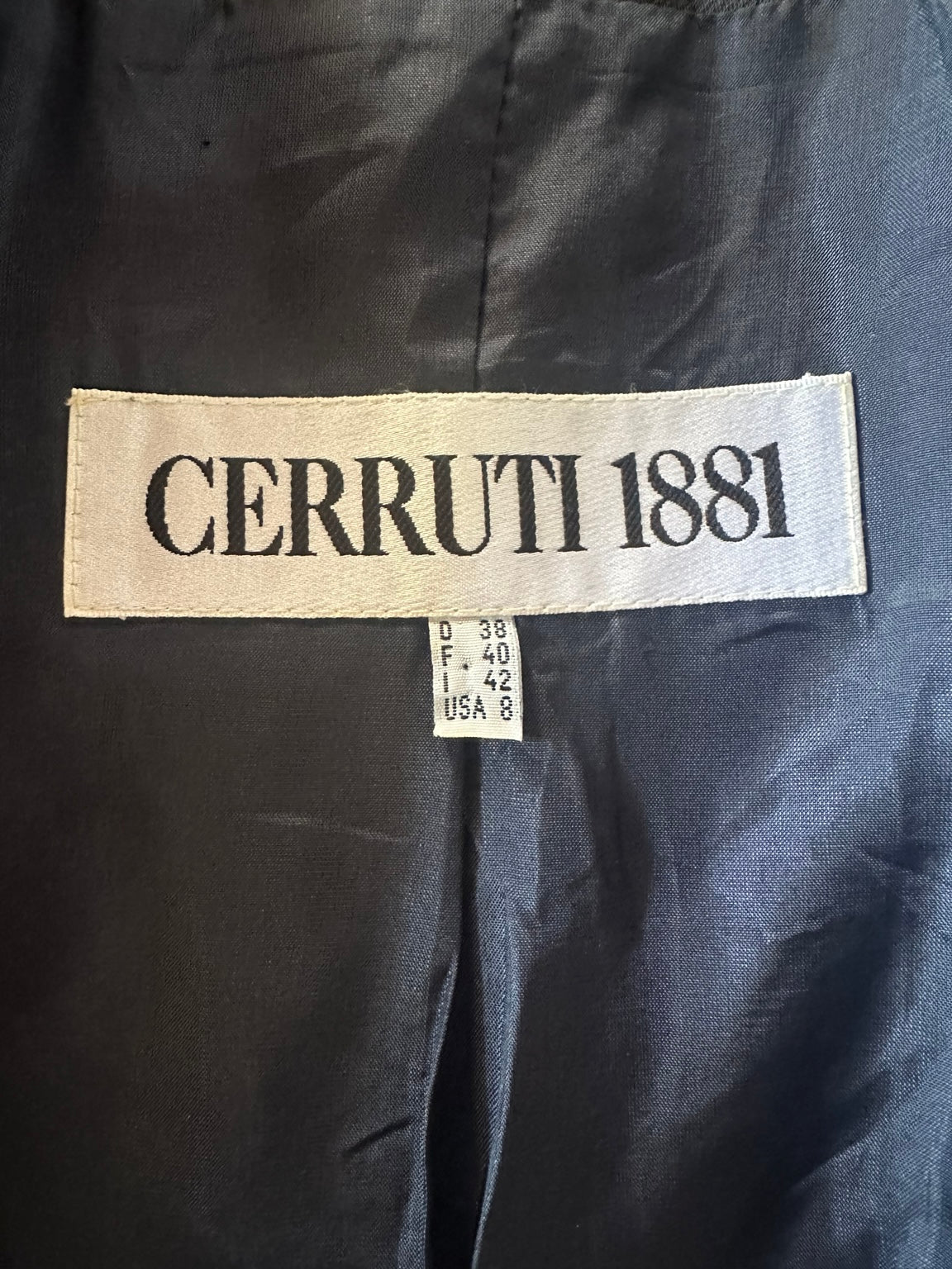 Ensemble tailleur blazer et pantalon Cerruti 1881 vintage
