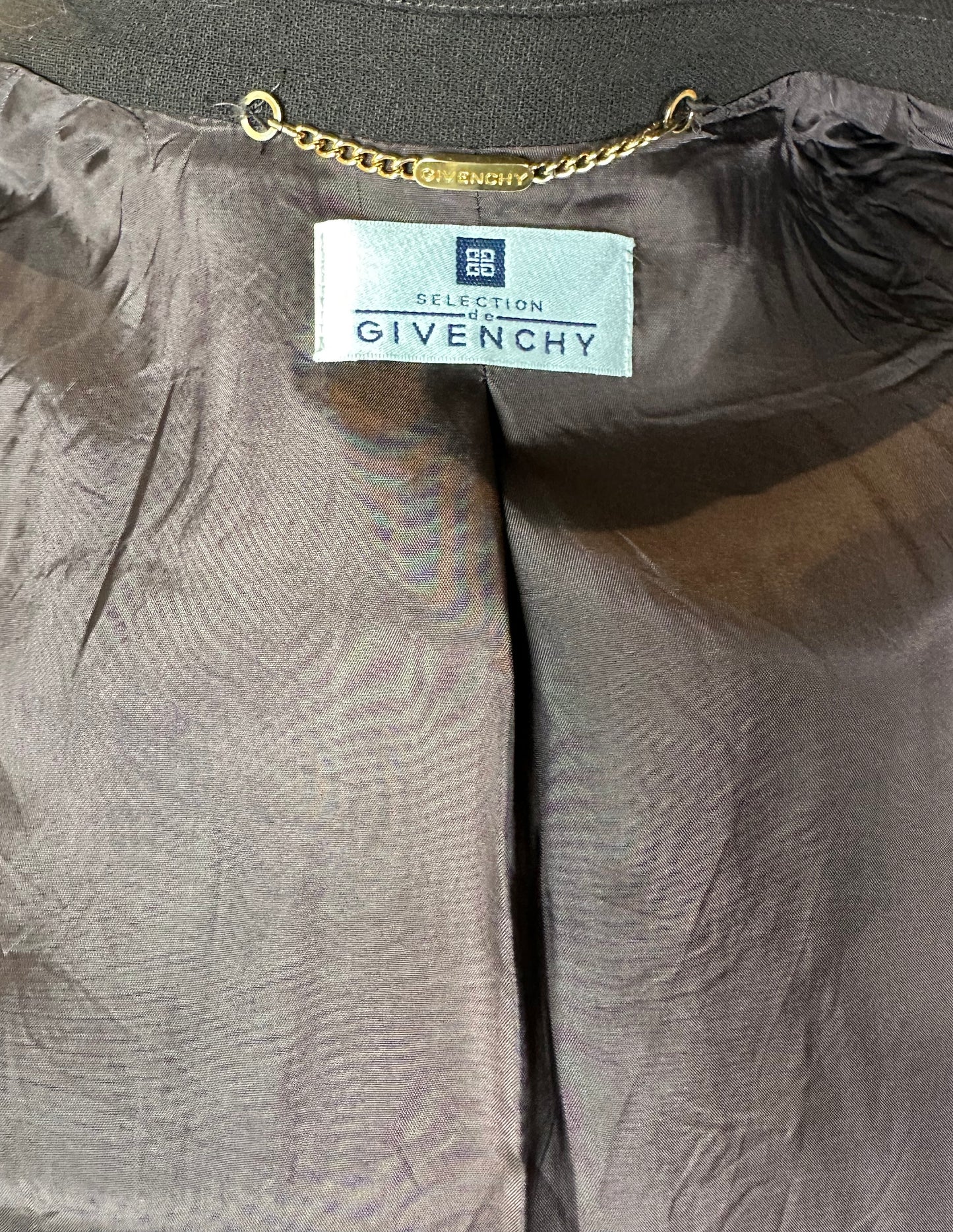 Manteau - robe en laine Givenchy – Sélection vintage authentique