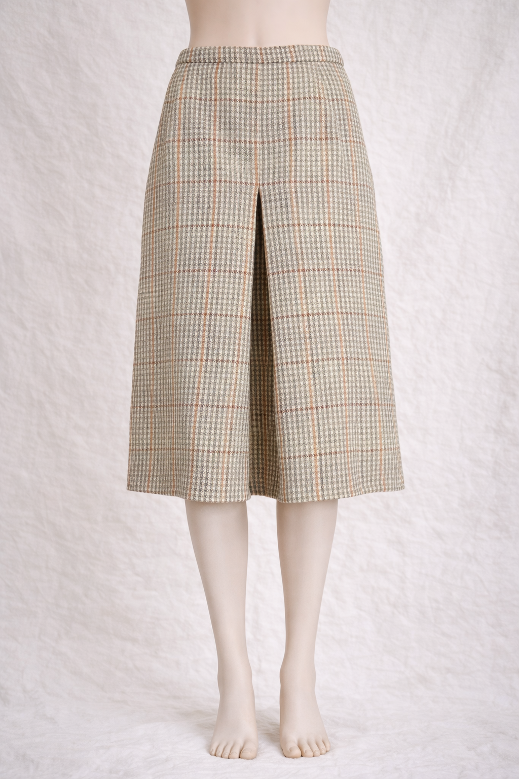 Burberrys authentique ensemble tailleur jupe et blazer en tweed de laine