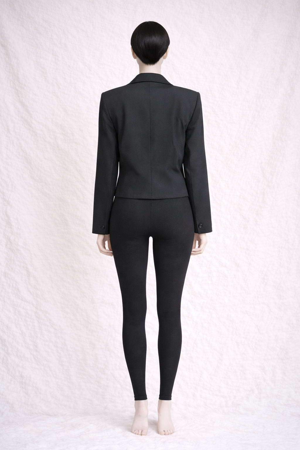 Blazer en laine Yves Saint Laurent noire vintage authentique