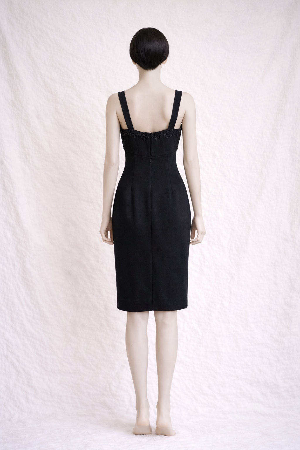 Robe de soirée noire Lanvin Paris vintage authentique