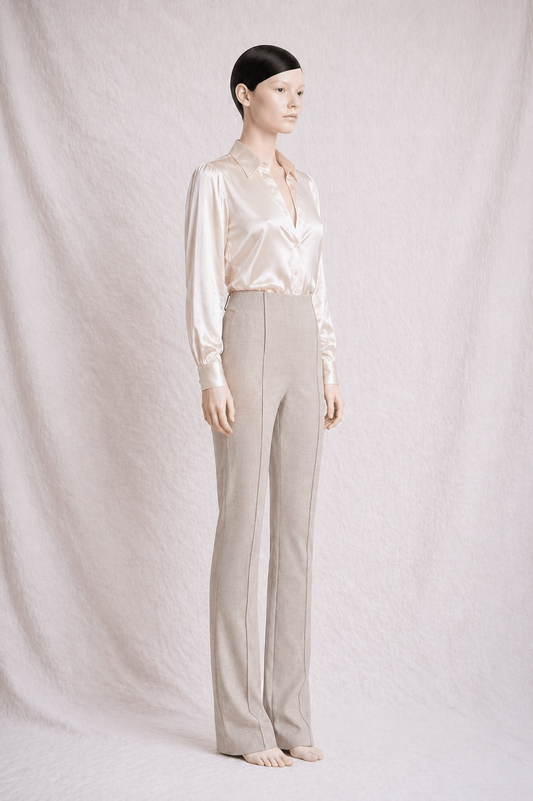 New Gianfranco Ferré silk and wool blend trousers