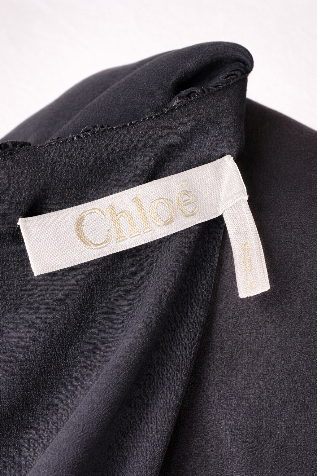 Combinaison en soie noir Chloé