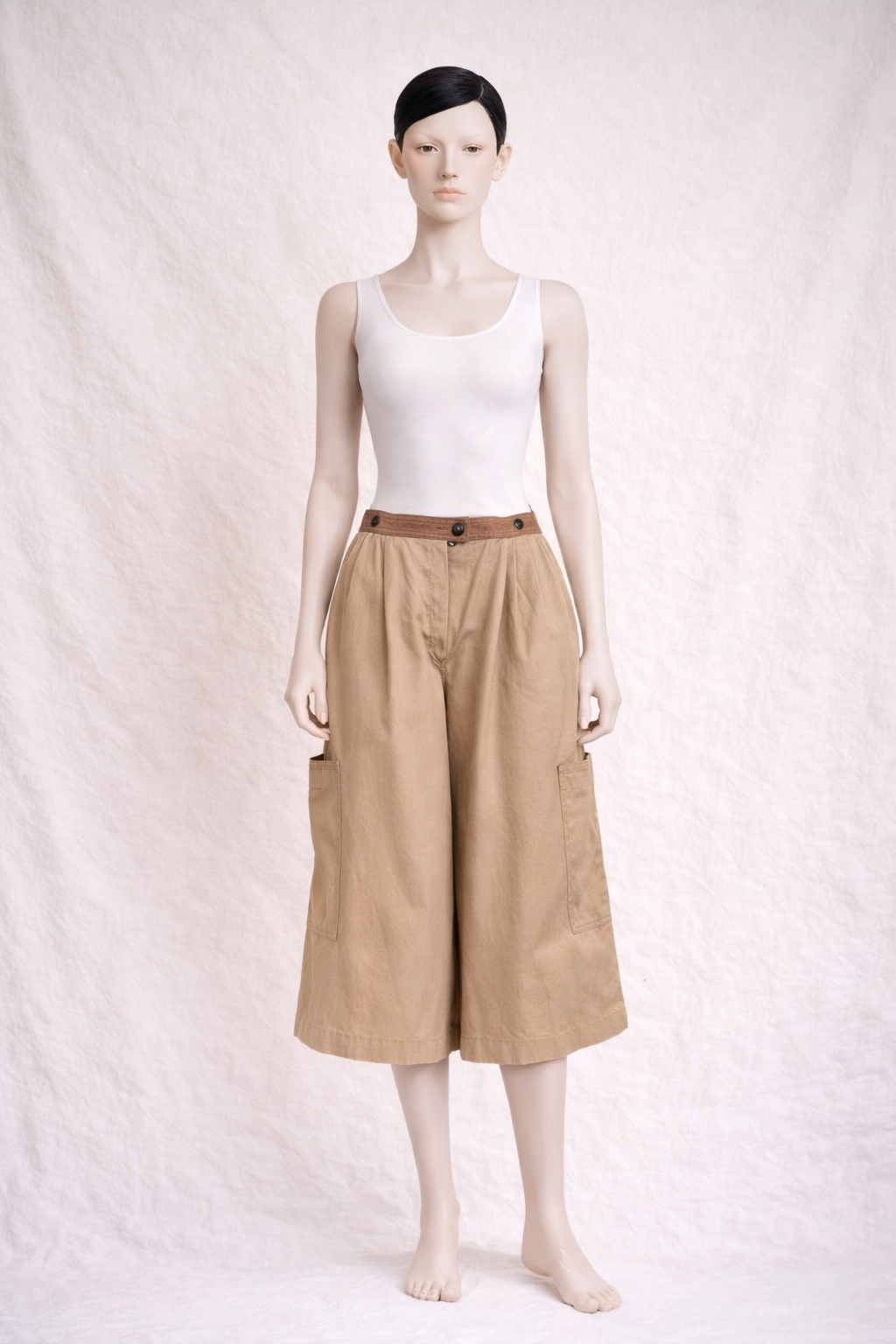 Jupe-culotte vintage safari MC Douglas Paris
