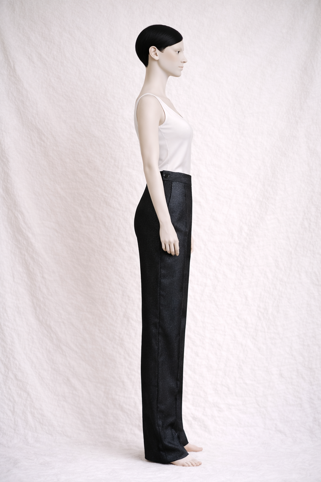 GF Ferré Donna Pantalon noir scintillant neuf avec étiquette