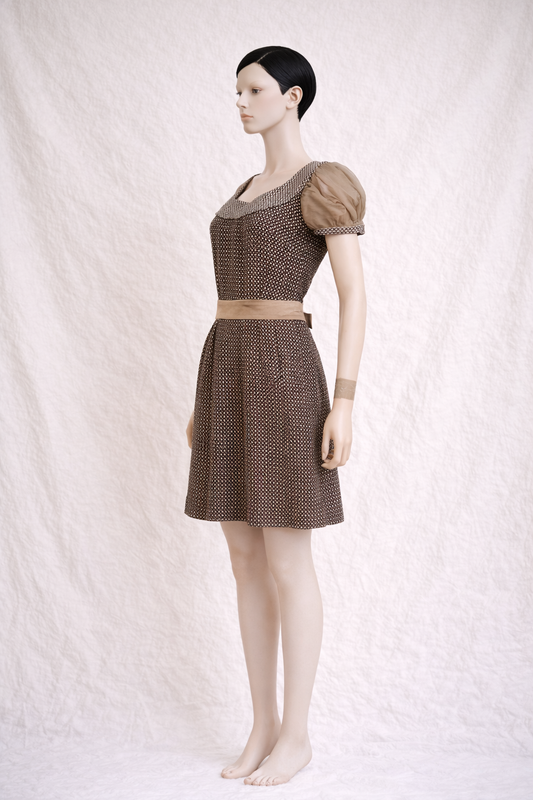 Authentic vintage wool and silk dress Dolce & Gabbana