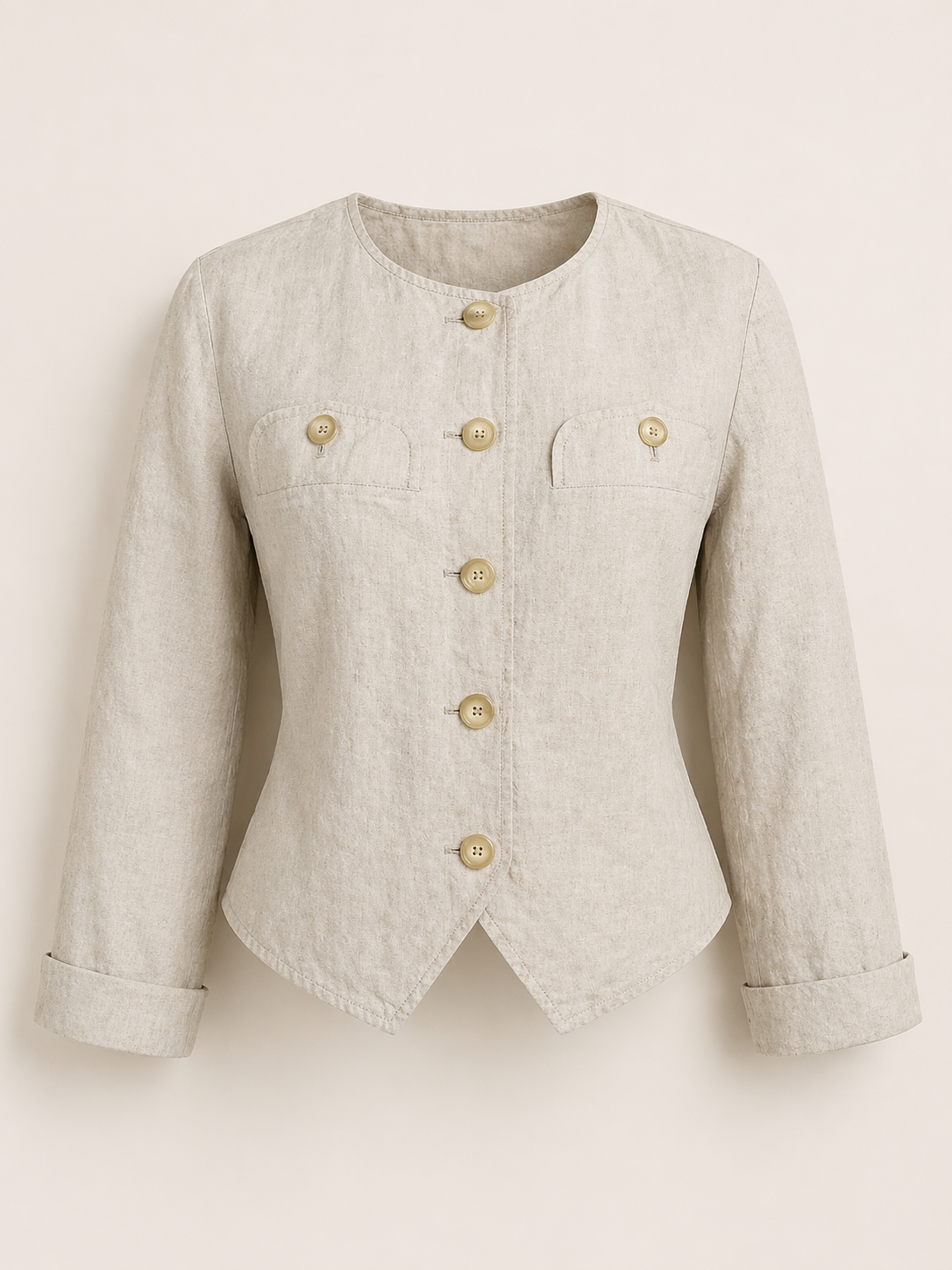 Chemise saharienne en lin Yves Saint Laurent vintage authentique