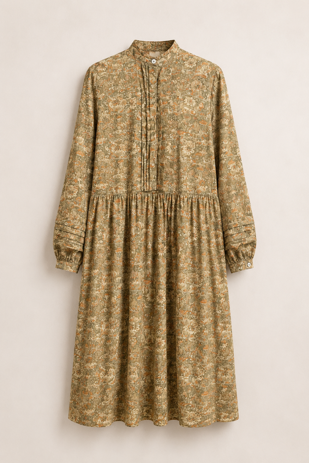 Robe longue en soie imprimée fleuri Christian Dior vintage authentique