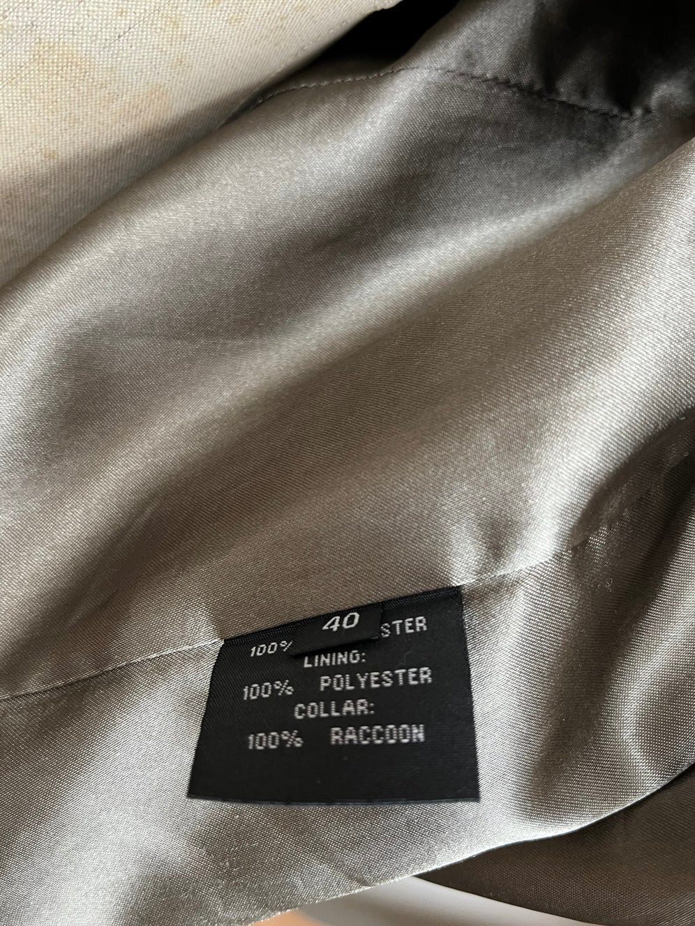 Trench Max & Moi en teinte kaki taupe