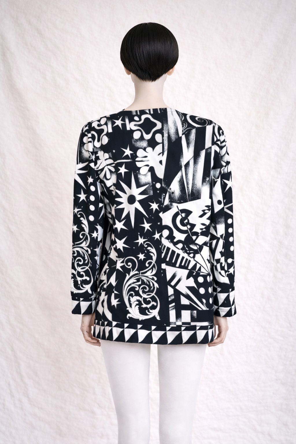 Blazer vintage en coton Escada circa 80