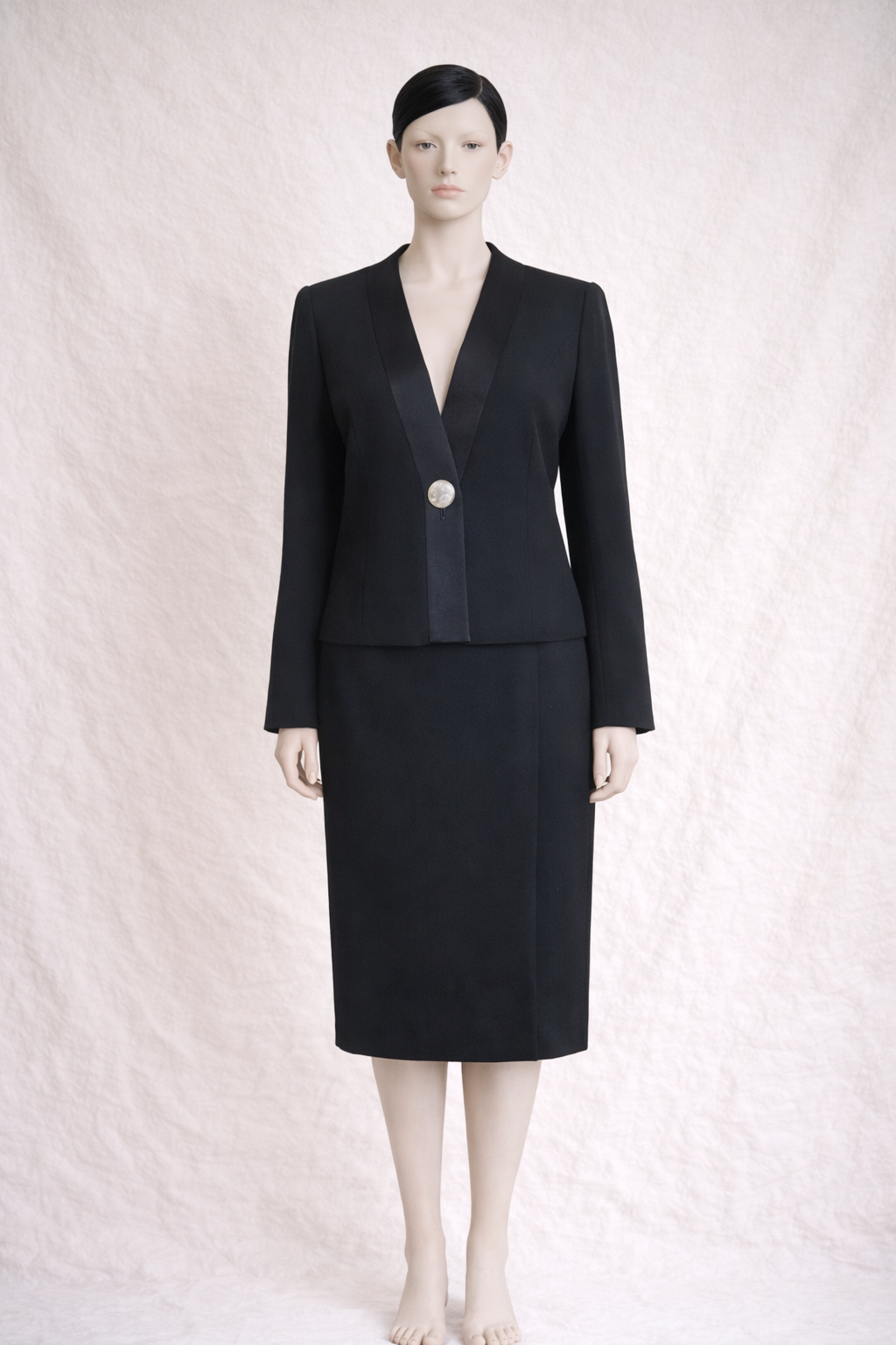 Blazer en laine noire  Yves Saint Laurent vintage authentique