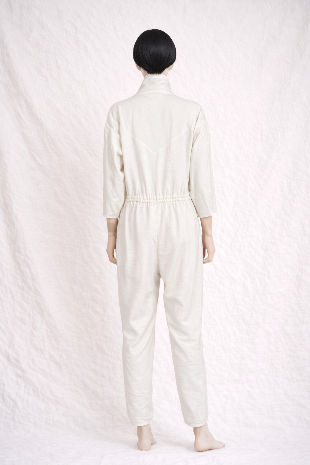 Combinaison futuriste vintage Courrèges Paris en laine circa années 1970