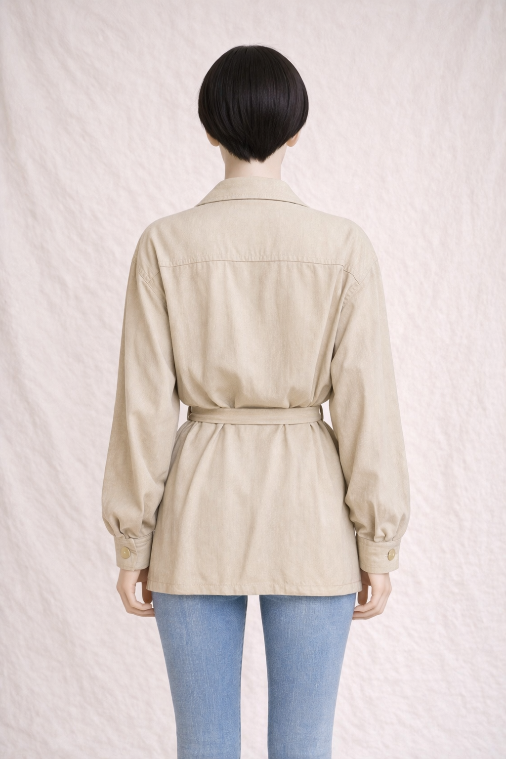 Trench saharienne beige Yves Saint Laurent vintage authentique