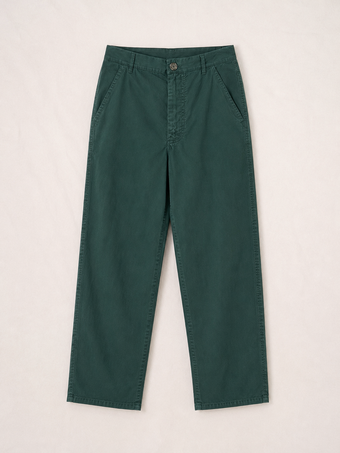 Pantalon en coton vert Marni minimalisme neuve