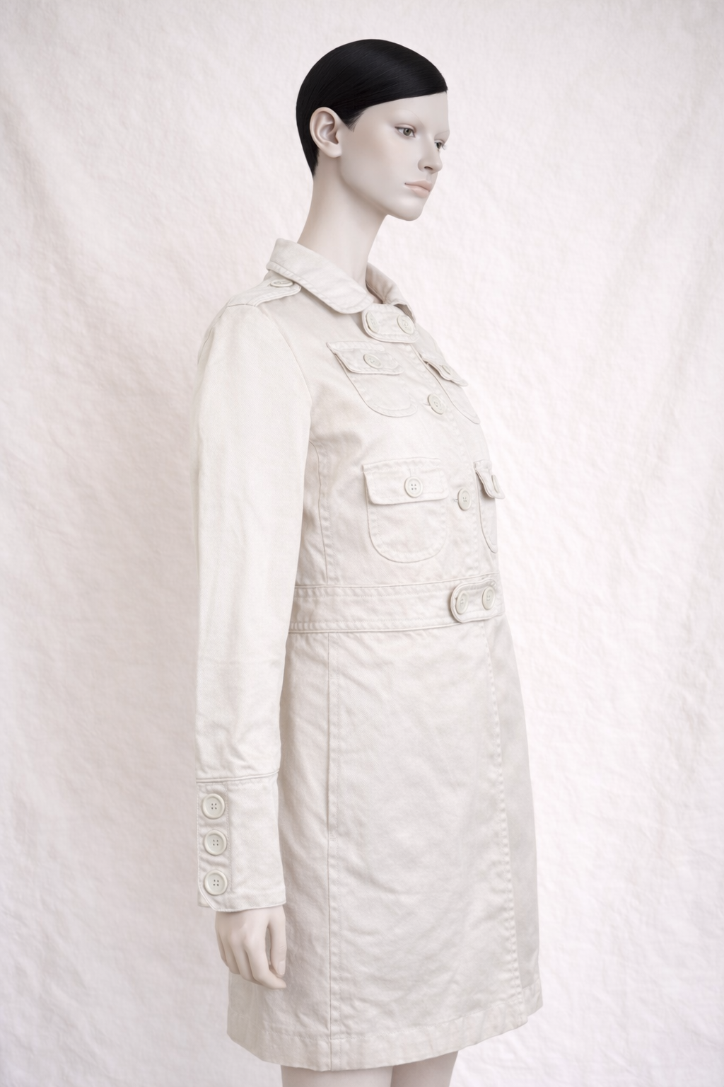Trench en coton nude Marc Jacobs y2k