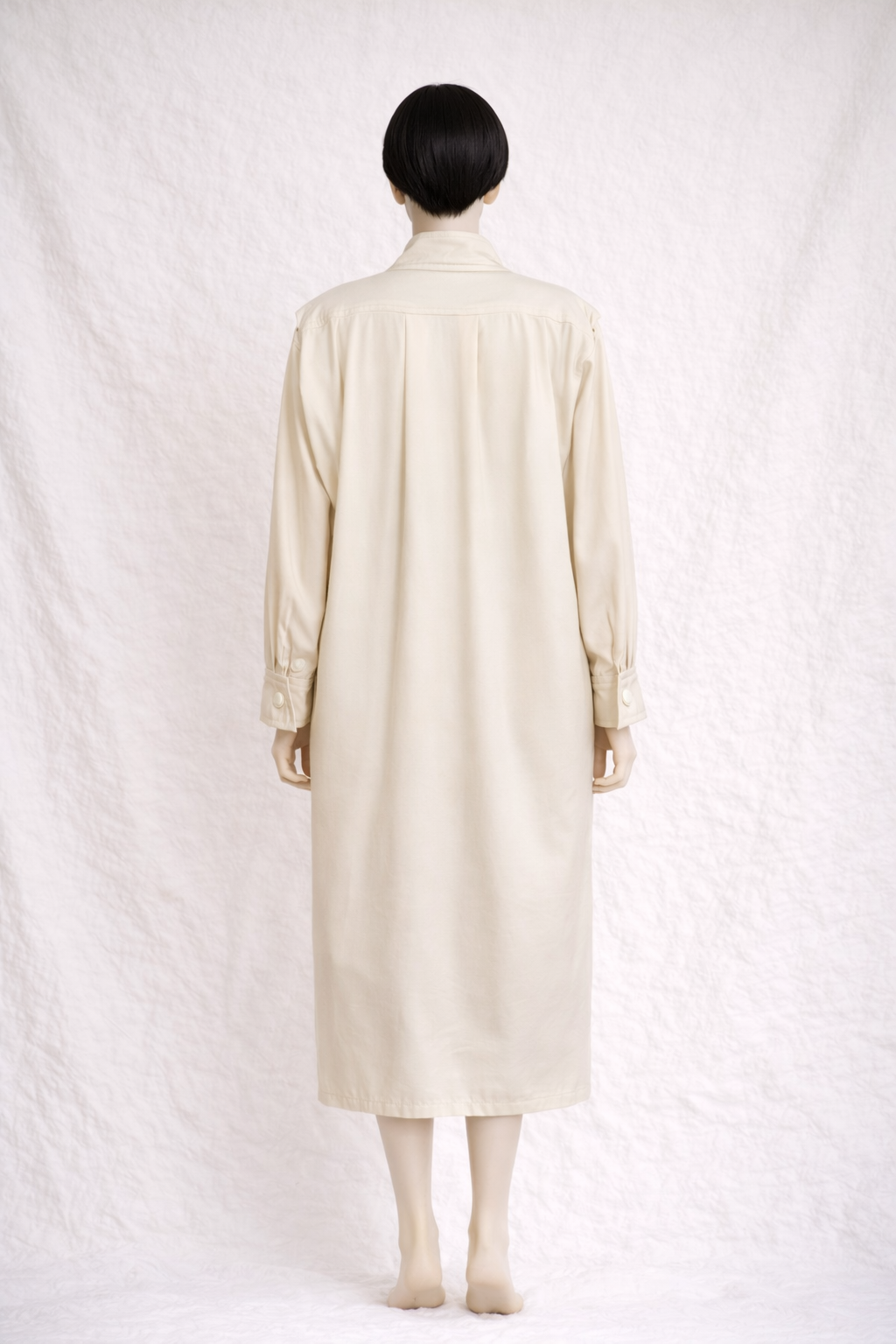 Robe futuriste en laine authentique Courrèges Paris circa 70