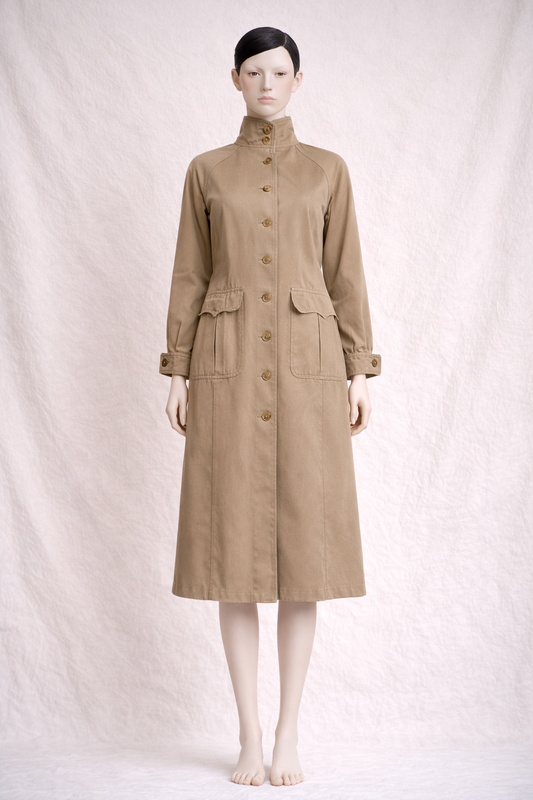 Courrèges Paris Hyperbole Iconic Trench Coat vintage authentique